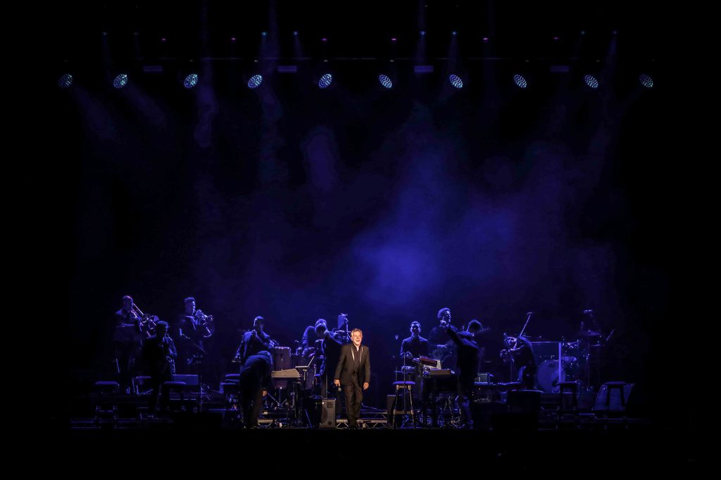 Frankie Valli live onstage with a full band